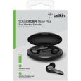 BELKIN SOUNDFORM™ Move Plus Écouteurs sans fil True Wireless - Etui de recharge sans fil - IPX5 - 5h autonomie - 3 embouts - Noir-2