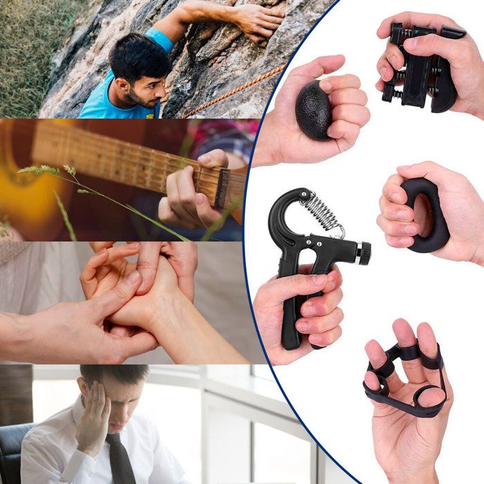Anneau D'entraînement De Force De Préhension, Anneaux De Renforcement Des Mains - Renforcement De La Poignée