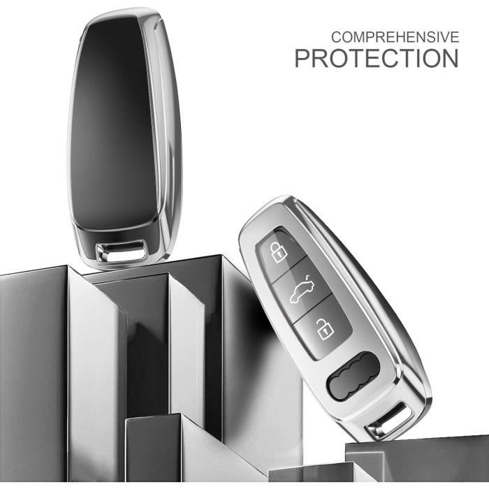Coque De Protection Pour Clé Audi - En Silicone Tpu - Pour A6L A6 A7 A8 ...