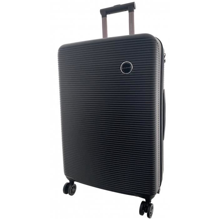 Set de valises rigides 3 pcs. Valise cabine 56 cm, valise moyenne 66 cm et  trousse de toilette 23 cm - Conforama