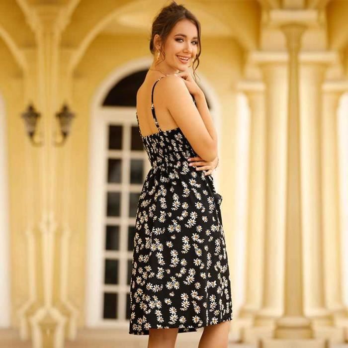 Robe imprimé marguerite 2025