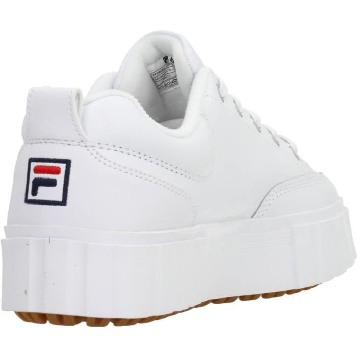 Basket Fila 118580 Blanc Blanc Cdiscount Chaussures