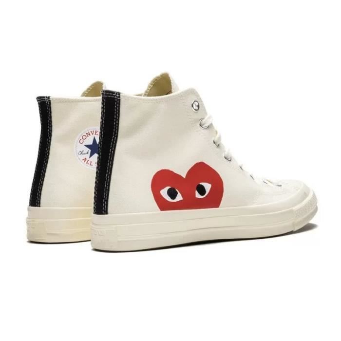 Converse comme des garcons haute blanche 2025