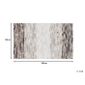 Tapis En Cuir Beige Gris Et Marron 140 X 200 Cm Sinneli