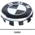 4 pièces Auto Centre de Roue de Voiture 56mm Caps Convient pour BMW Jante Emblème de Logo Enjoliveurs d'origine Housse de Rempl A63-3