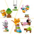 LEGO® 11034 Classic Les Animaux de Compagnie Créatifs, Jouet avec Animaux, Modèle Chien, Chat, Lapin, Hamster et Oiseau-3