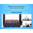 Imprimante 3D-JGAURORA KINGMAKER Imprimante DIY 220x220x250mm-LCD Écran Tactile Assemblage rapide et facile-3D Impression de précisi-3