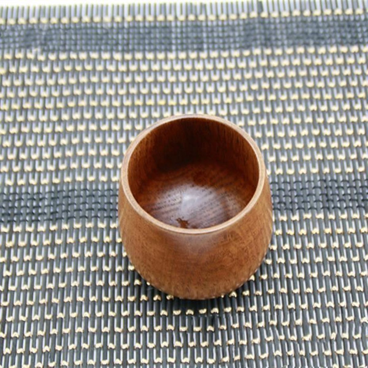 4x Mini Bois Tasse à la main dans le style Japonais Bois Thé bière lait