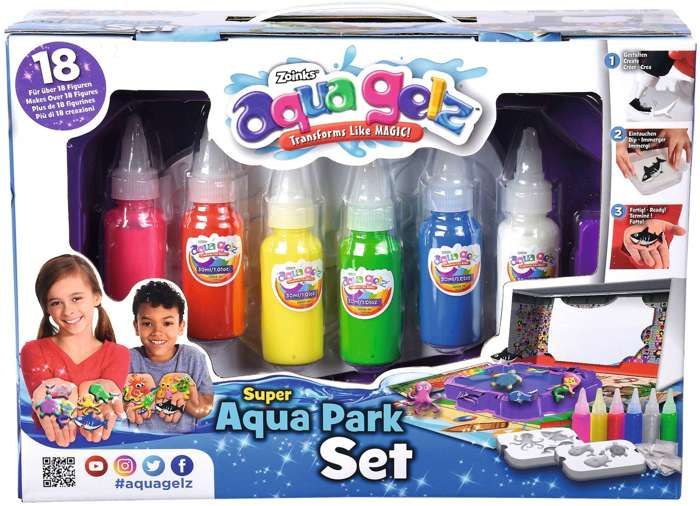 Aqua Gelz Simba - Set Colossal figurines 3D - Kit créatif avec 13 gels