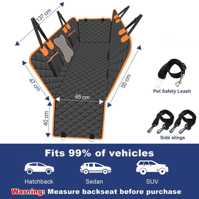 Luckysac - housse de siège de voiture pour animaux de compagnie, imperméable 600 Luckysac - housse de siège de voiture pour animaux de compagnie, imperméable 600