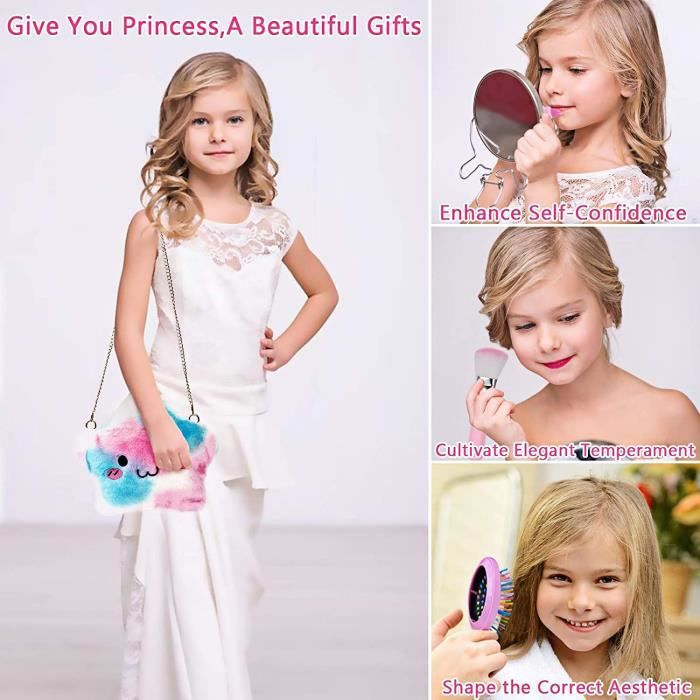 Coffret Maquillage Enfant 75 Pièces – Avec Lumières Et Musique, Lavable, Sécuritaire, Pour Filles 3+ Ans - 10