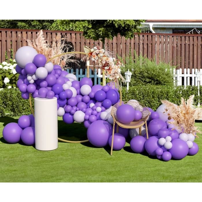 BALLON DECORATIF,Violet--Ballon lapin gris à hélium en aluminium,  décorations pour fête prénatale, mariage, anniversaire garçon, jou