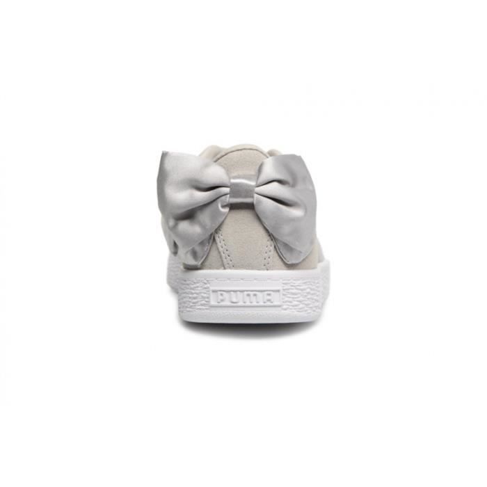 Puma suede bow enfant sales