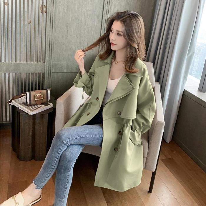 Trench femme hotsell vert