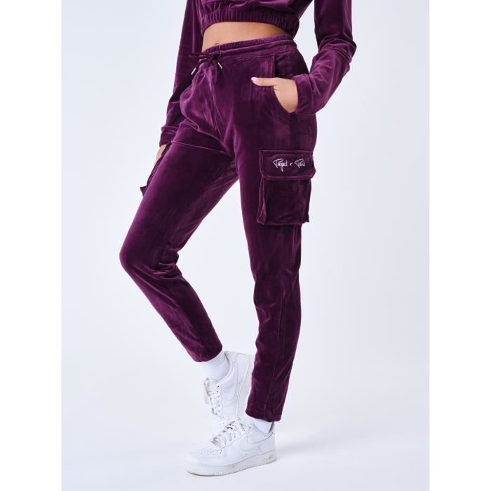 Bas de jogging cargo en velours signature PROJECT X PARIS