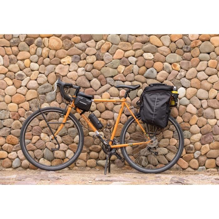 ROCKBROS-Sac de vélo étanche grande capacité, 2 pièces, sacoche de