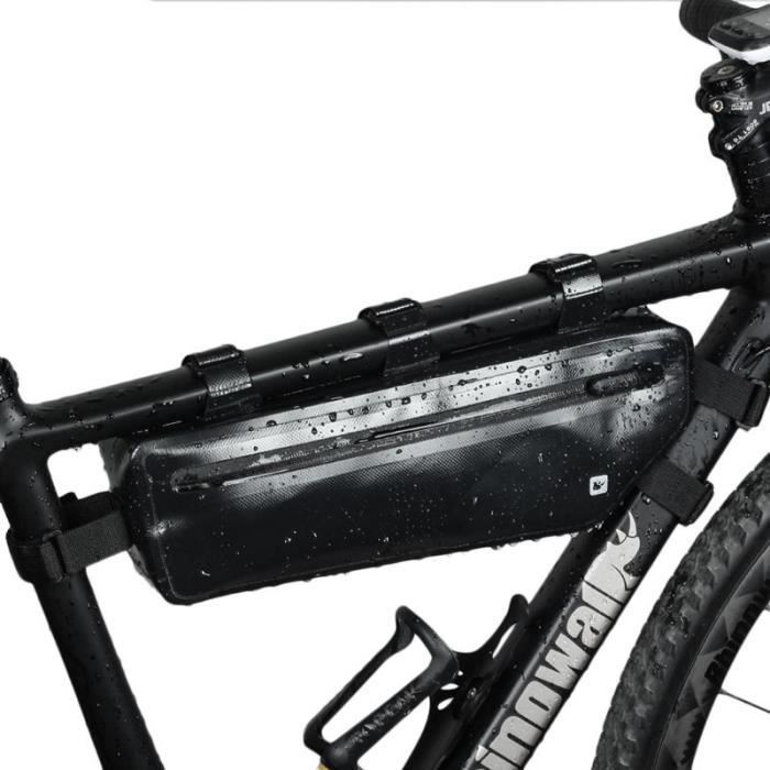 Sacoche De Cadre De Vélo étanche Rhinowalk – Forme Triangulaire, Blanc – Pour Accessoires, Téléphone, Outils – Cyclisme Urbain Ou Route - 5