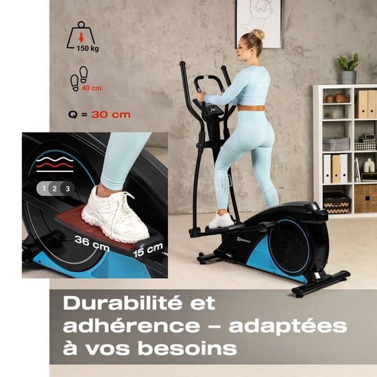 Vélo elliptique d'appartement, HS-060C Blaze, Masse d'inertie 17,5