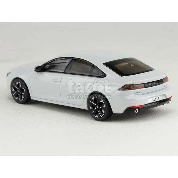 Peugeot 508 Gt Hybrid 2023 White Okénite Car Collection NOREV 1/43
