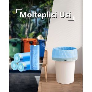 Sac Poubelle 130L Transparent - 55 Microns - Carton De 100 Sacs