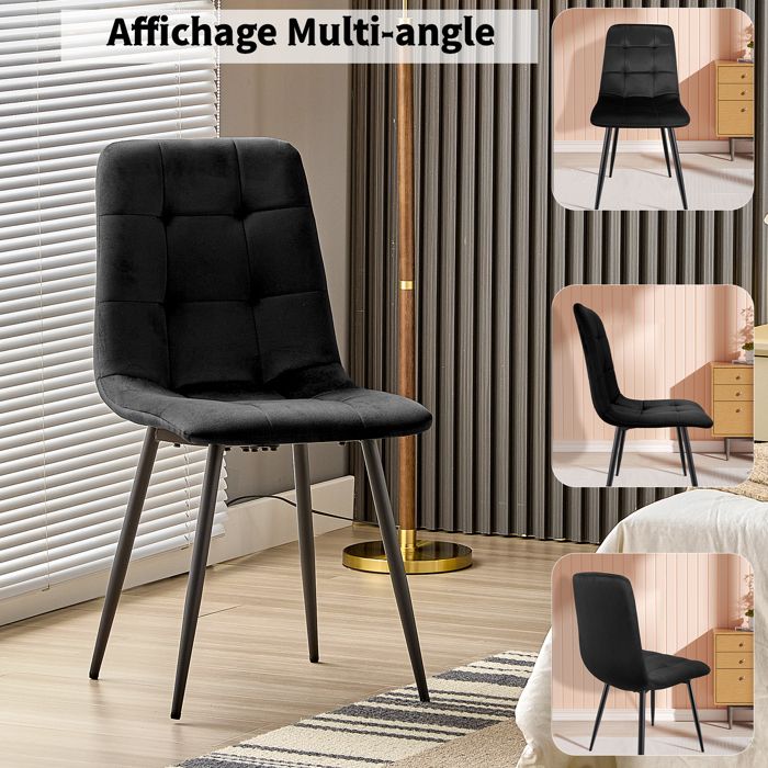 Kick Collection Ensemble De 6 Chaise De Salle à Manger Lenn