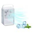 Climatiseur Mobile, 500ML Climatiseur Portable Refroidisseur d'air, 90° Oscillation, 4 Vitesses, 2 Modes de Climatiseur Mobile