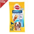 PEDIGREE Dentastix Friandises à mâcher moyen chien 105 sticks dentaires (15x7)-0