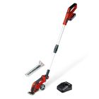 Einhell Cisaille à gazon 2en1 sans fil GE-CG 18/100 Li T Kit PXC (18V, manche) Livré avec Batterie 2,5Ah et Chargeur