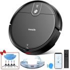 VersLife L6 - Aspirateur Robot Laveur 2 en 1, 4000Pa/120Min- 5Modes - WiFi/App&Vocal, Charge-auto, Poils d’Animaux et Tapis