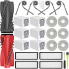 VUSZR Kit Accessoires pour Roborock Qrevo Curv/Qrevo Edge S5A / Qrevo S5V/ Qrevo Curv S5X/ Qrevo E BROSSE ET ACCESSOIRE D’ASPIRAT