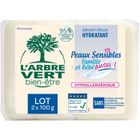 L'ARBRE VERT BIEN-ÊTRE Savon Mains - Peaux sensibles - 2 x 100 g