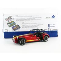 Voiture Miniature de Collection - SOLIDO 1/18 - CATERHAM Seven 275 Academy - 2014 - Red / Yellow - 1801804