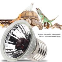 Lampe tortue - Lampe chauffante reptile 50W UVA UVB Terrestre Chauffante Reptiles et Amphibiens pour Aquarium A28 132281