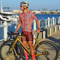 Love The oto-Ensemble de maillot de cyclisme à manches courtes pour hommes, cuissard à bretelles, vélo de mon