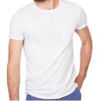 GILDAN 1 T-shirt homme 100% coton manches courte blanc