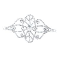 120mm x 70mm Strass Appliques Diamante Coudre Sur Motif Cristal étincelant pour Robe de mariée de mariage Accessoires de mode