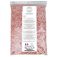 Lot de 2 sachets gouttelettes, perles de cire à épiler pelable et recyclable - Rose - 100% fait en France - Vivezen
