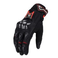 Black-M -gants de moto respirants pour écran tactile,Fiber de protection,Luvas cuir,Guantes pour hommes et femmes
