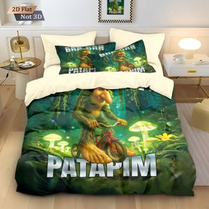 Parure De Lit Enfant Thème Dessin Animé - Housse De Couette + Taies D'Oreiller Garçon Ou Fille