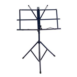 Gewa Pupitre D'Orchestre Noir En Métal - Hauteur Réglable 67-120 Cm | Pliable, Plateau 48,5x34 Cm, 3,8 Kg Pupitre Réglable Hauteur