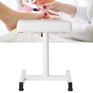 Cikonielf Tabouret Pedicure Tabouret de Repose-Pieds avec Support Pied Fauteuils de P/édicure R/églables pour Salon de Beaut/é Spa Tatouage Blanc