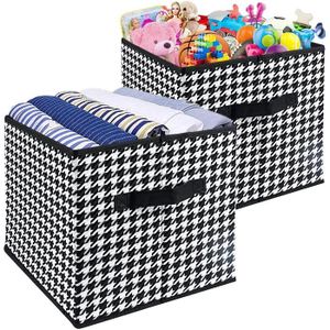 5Pcs Pliable Stockage Pliant Boîte pliante tissu Cube Panier Organisateur Case 