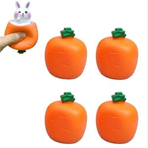 HAND SPINNER - ANTI-STRESS Squeeze Toy Carrot Doll, Jouet à Presser Carotte P