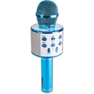 Kit karaoke pour enfant Lalarma modèle bleu