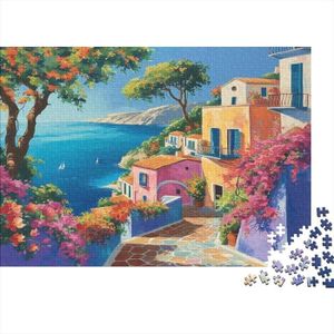 PUZZLE Santorini 300 Pièces Puzzle Diy Puzzle Le Jeu Chal
