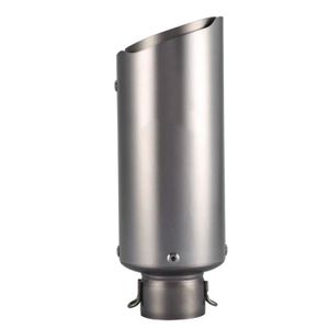 Qiilu Tuyau Echappement Couvercle Protection 4-5.5 100mm-140mm Universel Moto 