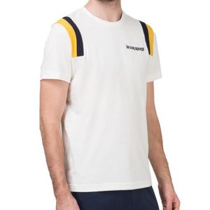 T-SHIRT MAILLOT DE SPORT T shirt Le Coq Sportif TRI TEE SS N5 Blanc Homme