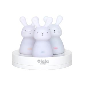 VEILLEUSE BÉBÉ Veilleuse enfant rechargeable par 3 Olala®, chemin lumineux – Veilleuse lapin pour l'endormissement