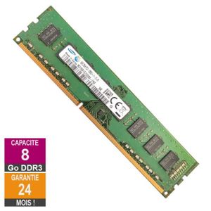 MÉMOIRE RAM Barrette Mémoire 8Go RAM DDR3 Samsung M378B1G73DB0