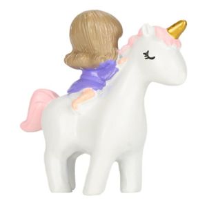 Boîte cadeau Décoration mois d/'anniversaire août The Leonardo Collection Figurine de licorne en étain avec pierre de naissance